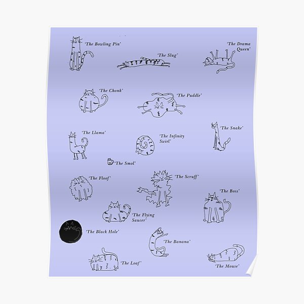 Oddcats - Purple Poster
