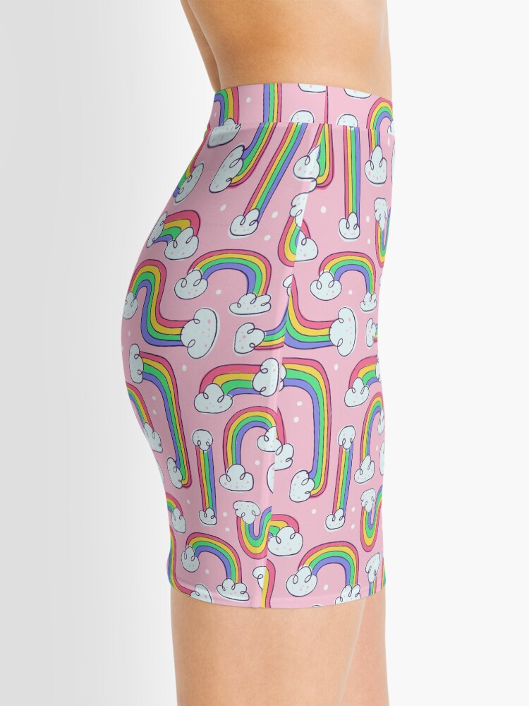 Alternate view of Curvy Rainbows Mini Skirt