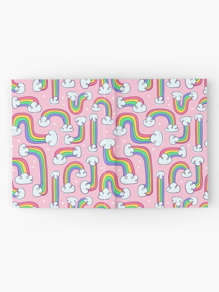 Alternate view of Curvy Rainbows Hardcover Journal