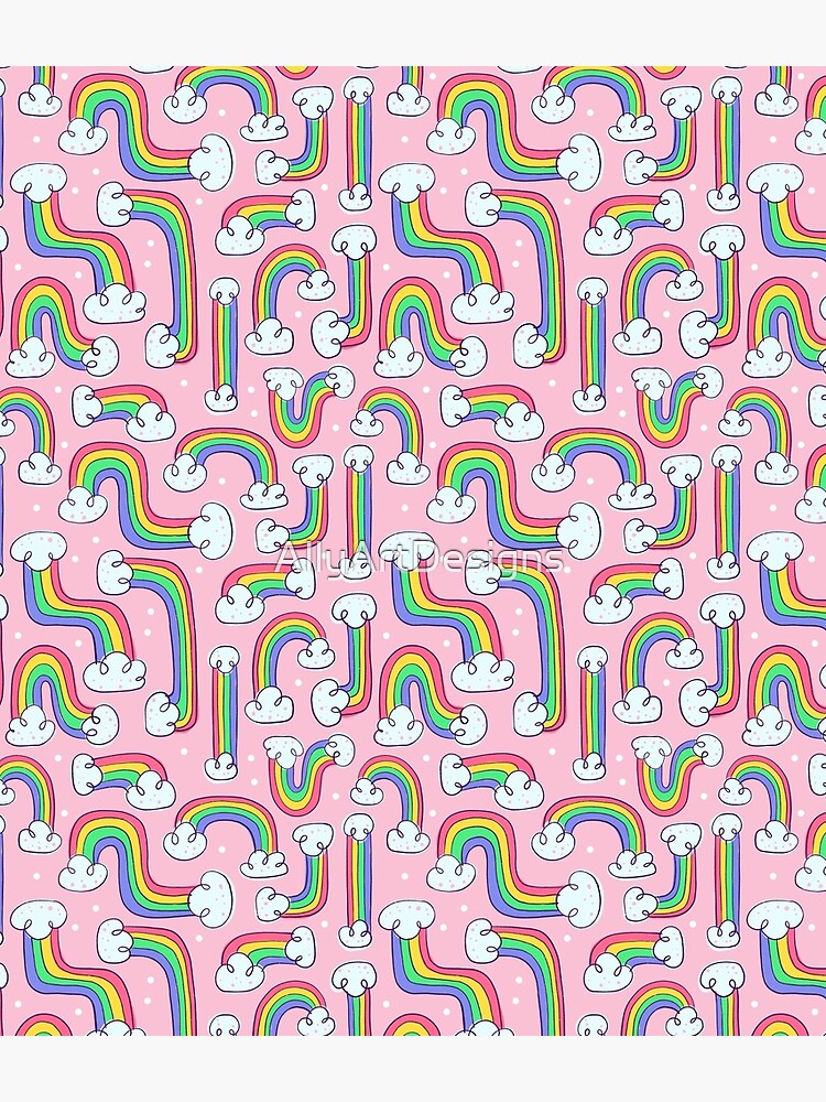 Curvy Rainbows by AllyArtDesigns