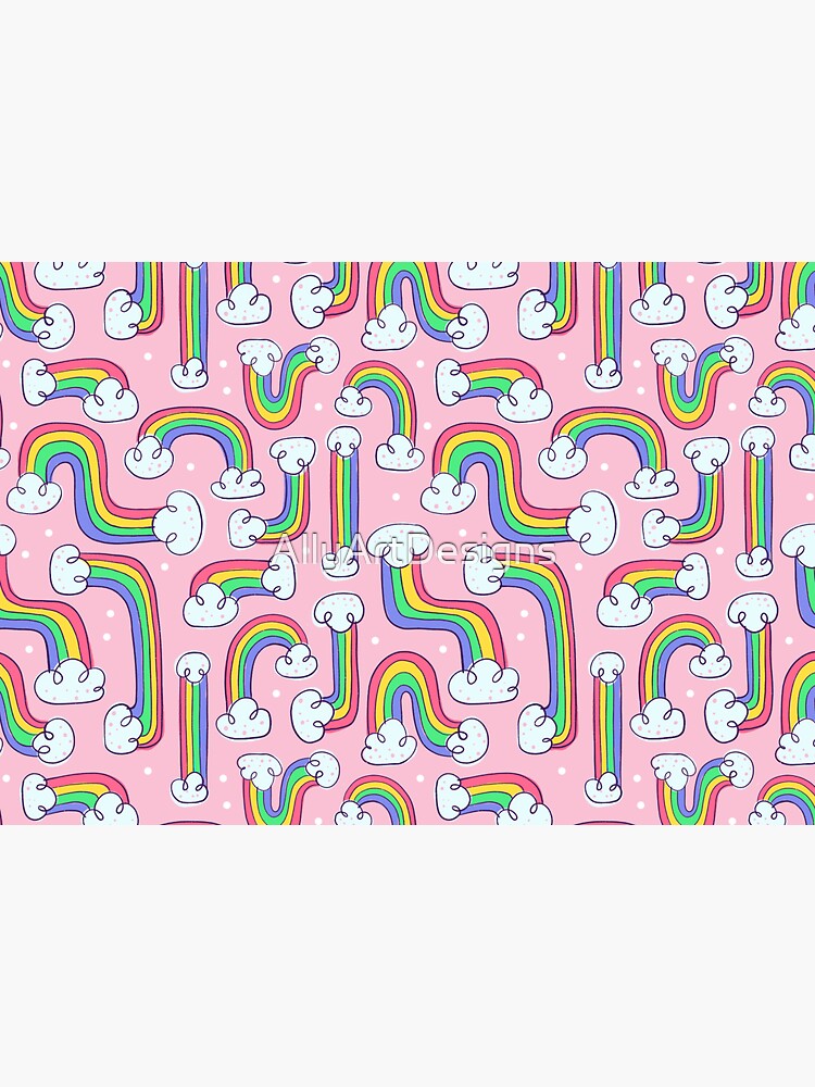 Curvy Rainbows by AllyArtDesigns