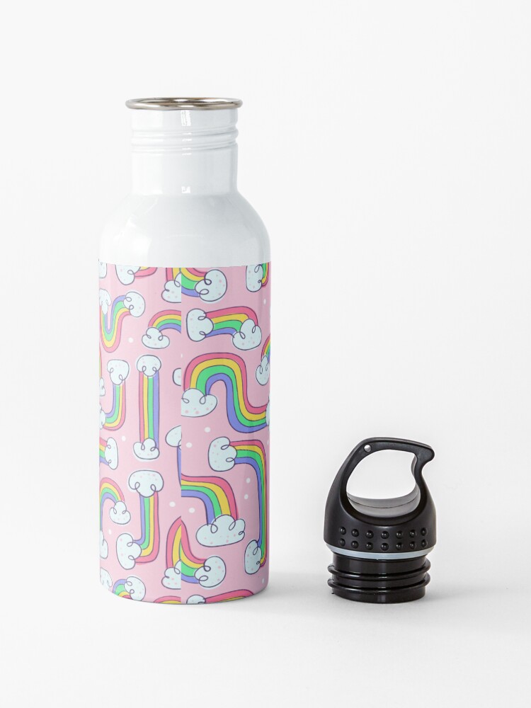 Alternate view of Curvy Rainbows Water Bottle