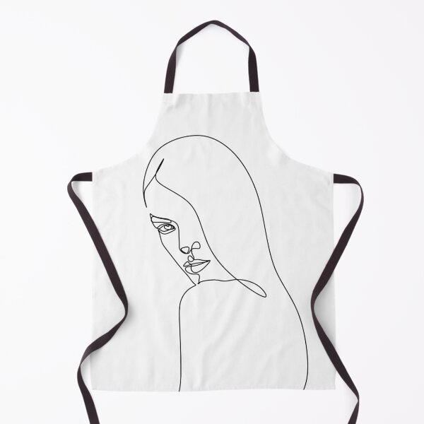 Item preview, Line Drawing Face. Woman One Line print designed and sold by OneLinePrint.