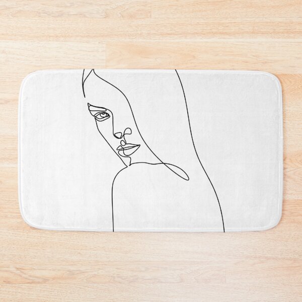 Item preview, Line Drawing Face. Woman One Line print designed and sold by OneLinePrint.