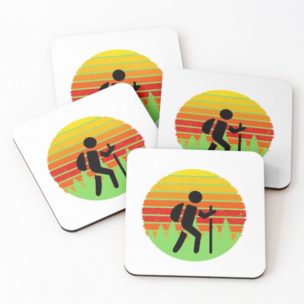 Item preview, Vintage Hiking Sunset designed and sold by AdventurePrints.