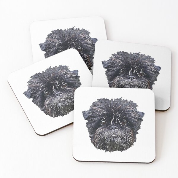 Item preview, Affenpinscher Cute Puppy Dog Face designed and sold by ElegantCat.