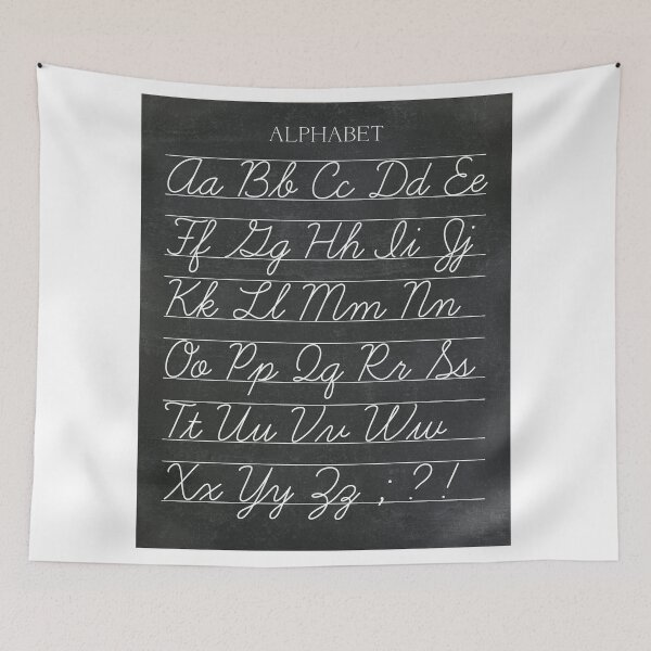 Item preview, Vintage Black Chalkboard Alphabet designed and sold by ljcDigitalDesigns.
