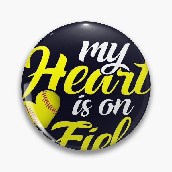 Item preview, My Heart is on That Field Baseball Softball Mom designed and sold by mmos.