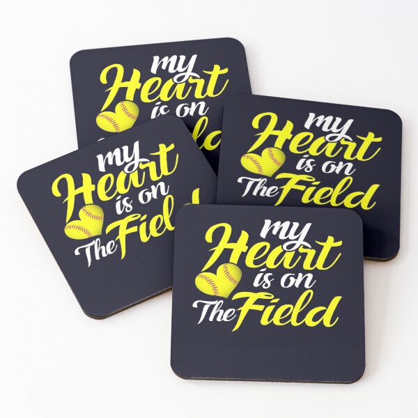 Item preview, My Heart is on That Field Baseball Softball Mom designed and sold by mmos.