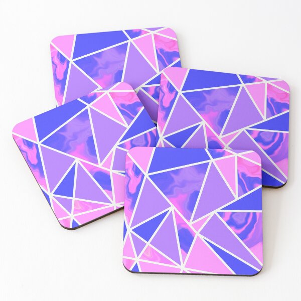 Item preview, Marble Effect Colour Block in Pink designed and sold by forfun-art.