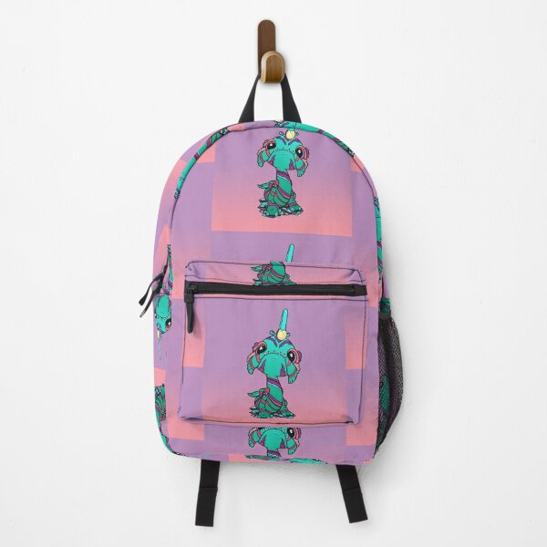 Teal Baby Sea Monster Backpack