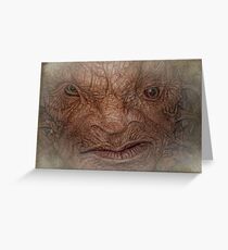 The Face of Boe Greeting Card