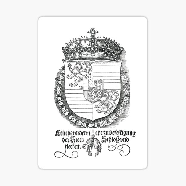 Item preview, Coat of arms of Ferdinand 1st  - Albrecht Durer designed and sold by playmap.