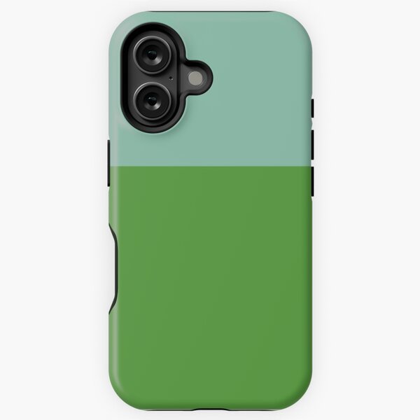 Item preview, Color Block Minimalist Pattern - Cyan Aqua and Spring Green  designed and sold by kierkegaard.