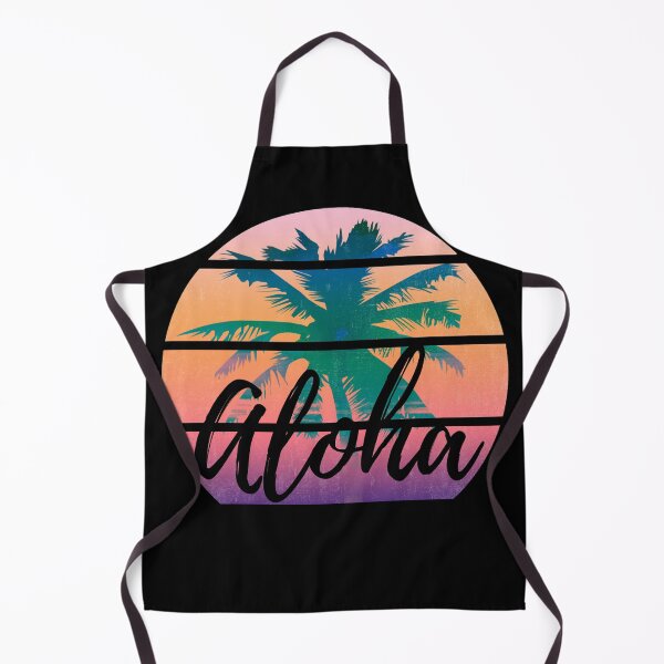 Item preview, Aloha Vintage Sunset Palm Tree designed and sold by LifeLikeDesigns.