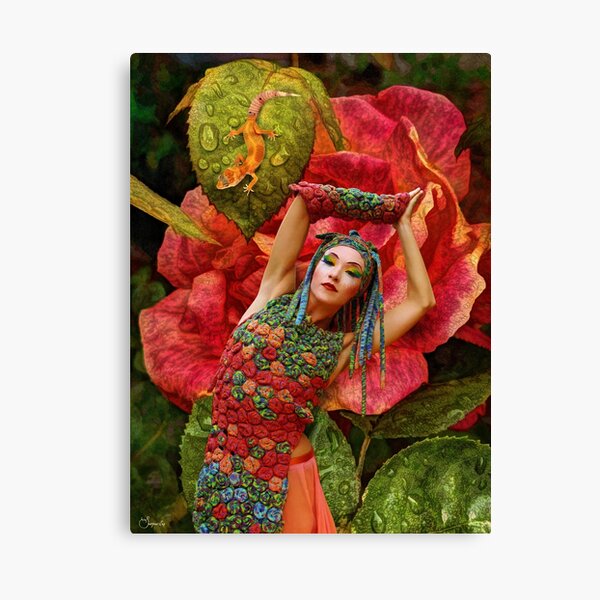 "Rainbow Serpent" Canvas Print