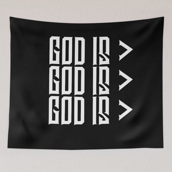Item preview, God is Greater, Christian, Jesus, Quote, Believer, Christian Quote, Saying designed and sold by ChristianLife.