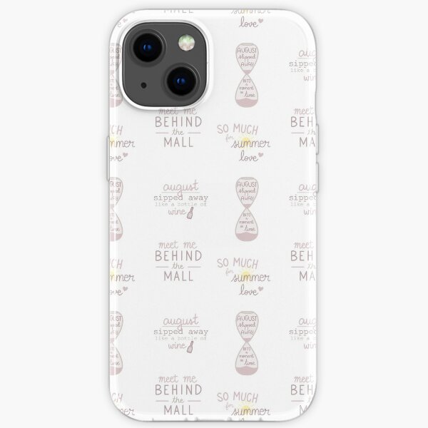 August Sticker Pack iPhone Soft Case