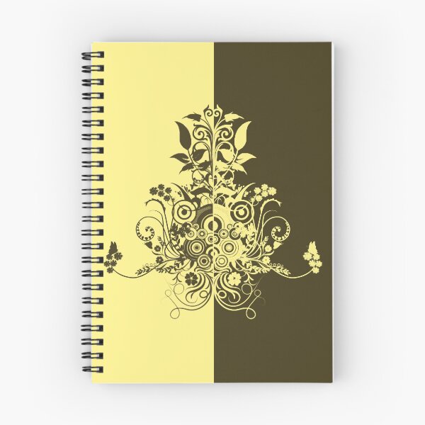 Item preview, Dual color yellow brown swirls designed and sold by Anteia.