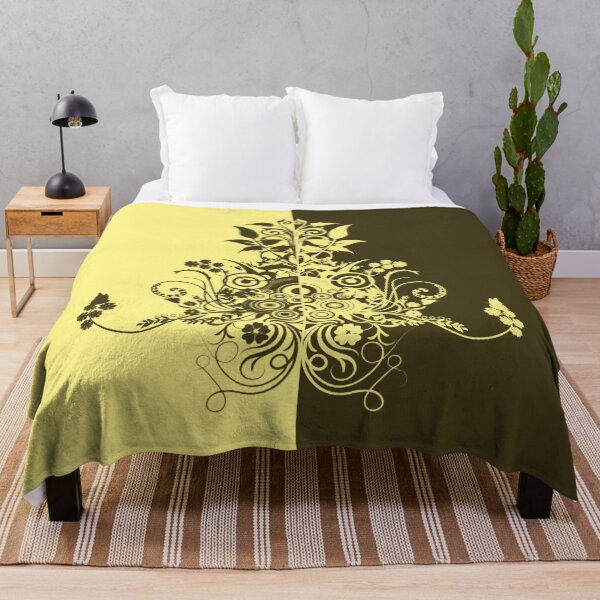 Item preview, Dual color yellow brown swirls designed and sold by Anteia.