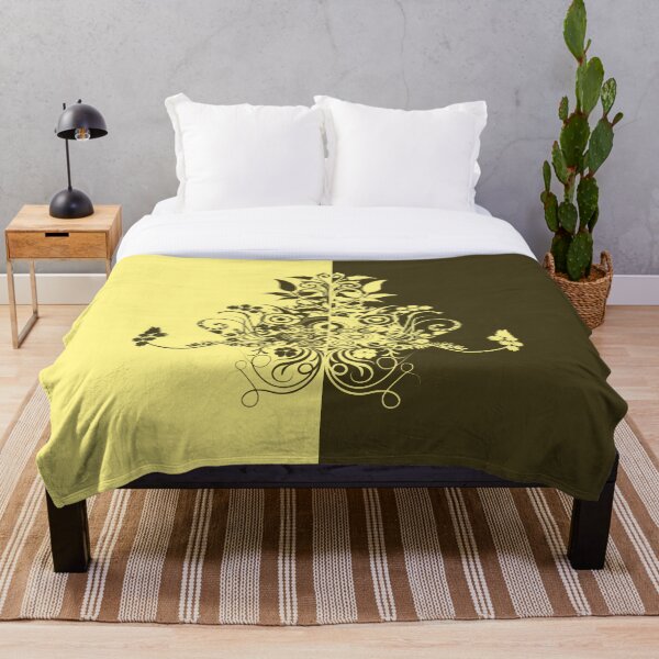 Item preview, Dual color yellow brown swirls designed and sold by Anteia.