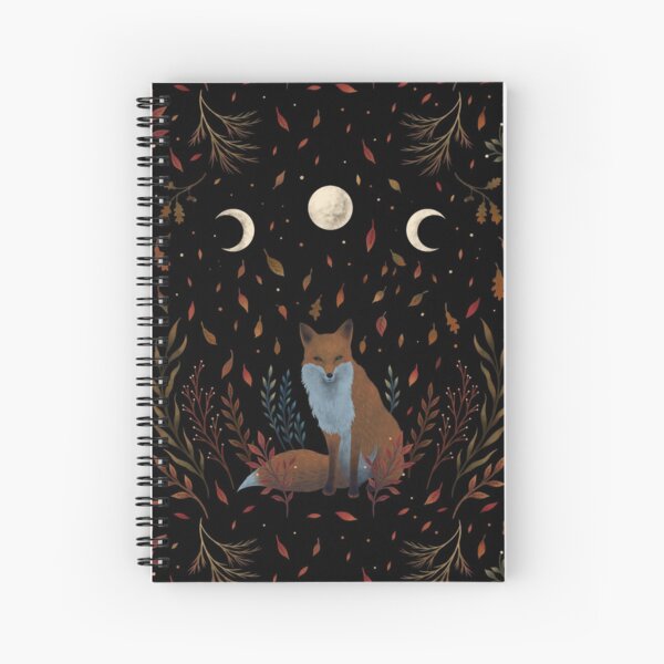 Autumn Fox Spiral Notebook
