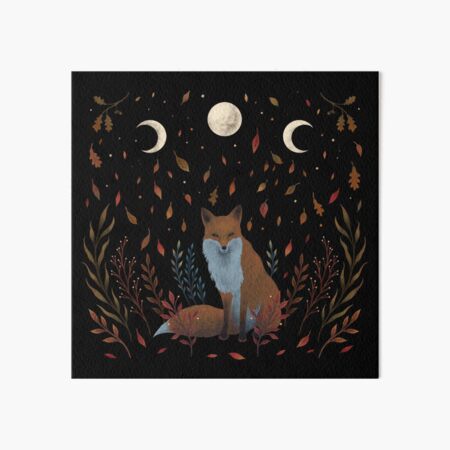 Autumn Fox Art Board Print