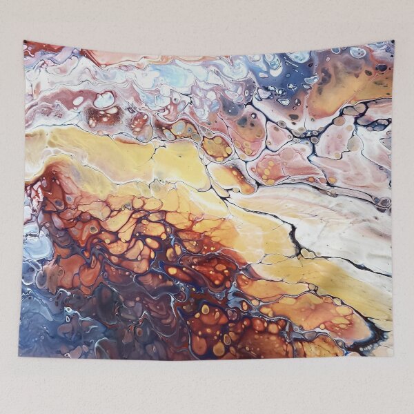 Item preview, Naval Sunset Abstract Fluid art designed and sold by crgart.