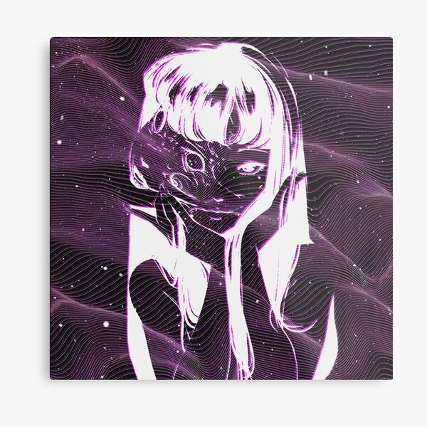Junji Ito - Tomie Anime Galaxy Metal Print