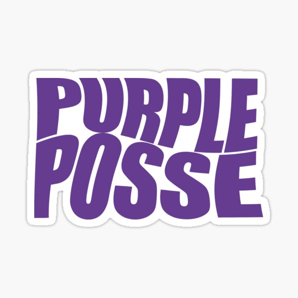 PURPLE POSSE Sticker