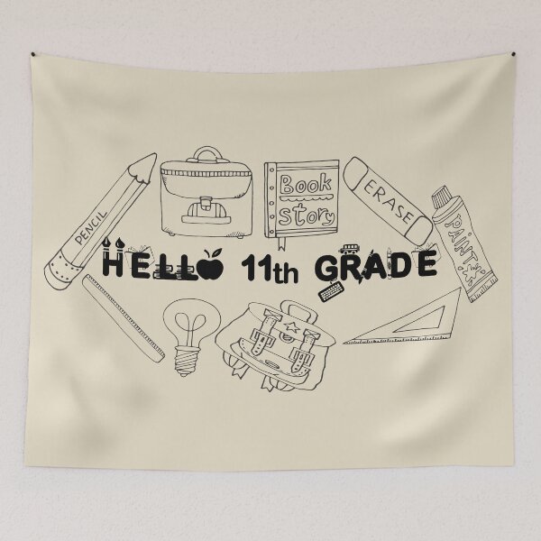 Item preview, Hello 11th Grade, Back to School designed and sold by marosharaf.