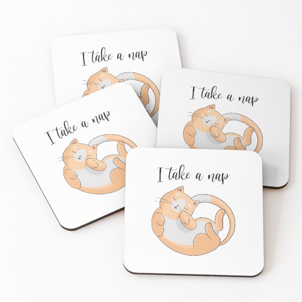 Item preview, I take a nap (white) designed and sold by Think-Kitten.