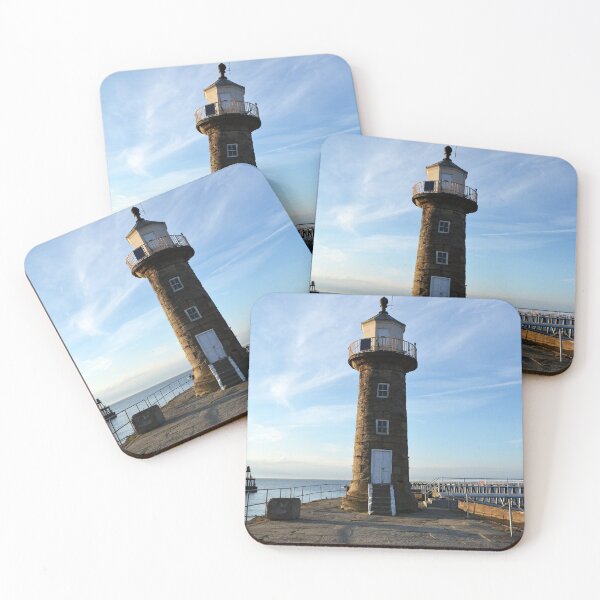 Item preview, Whitby Harbour Lighthouse designed and sold by MuddyPigArt.