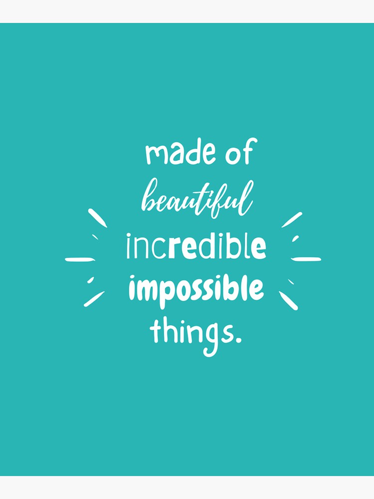 Thumbnail 5 of 5, Tote Bag, beautiful, incredible, impossible things designed and sold by theGINAshop.