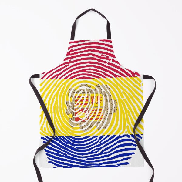 Item preview, andorra  flag fingerprint style , colourfull nice and beautiful designed and sold by rashadat.
