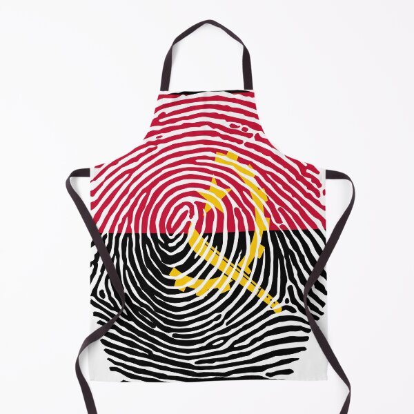 Item preview, angola flag fingerprint style , colourfull nice and beautiful designed and sold by rashadat.