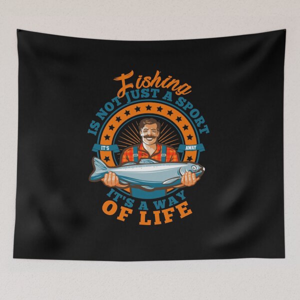 Item preview, Fishing is not just a sport it's away of life T-Shirt designed and sold by TopDesignArt.