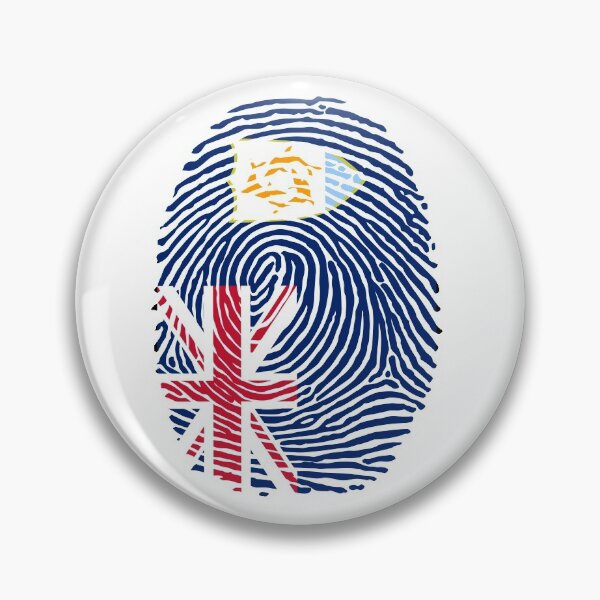 Item preview, anguilla country flag fingerprint style , colourfull nice and beautiful designed and sold by rashadat.