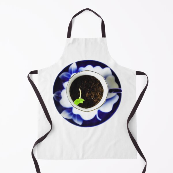 Item preview, Nasturtium Seedling Growing In A Tea Cup designed and sold by Fleurtje Eliza.