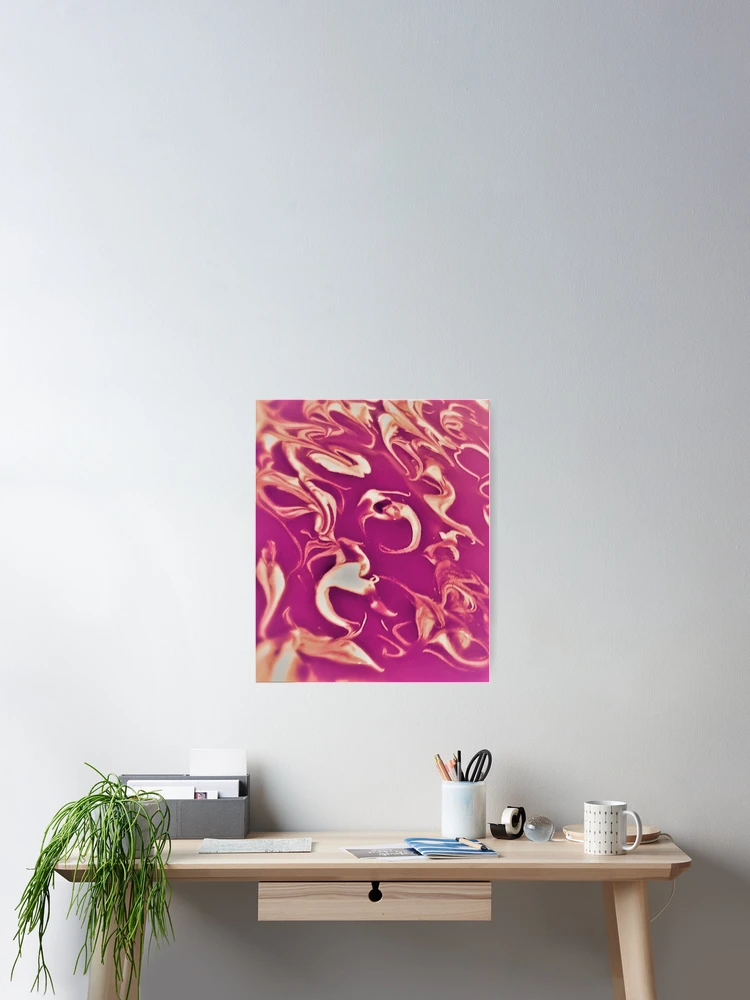 Thumbnail 2 of 3, Poster, Raspberry Swirls designed and sold by by-RK.