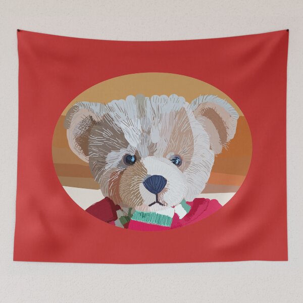 Item preview, Teddy Bear Portrait designed and sold by ellenhenry.