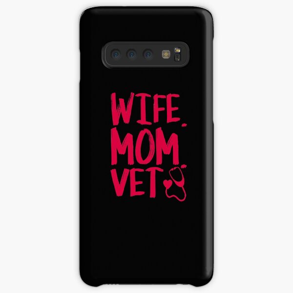 Funny veterinary animal hospital student vet wife mom gift t-shirt Samsung Galaxy Snap Case