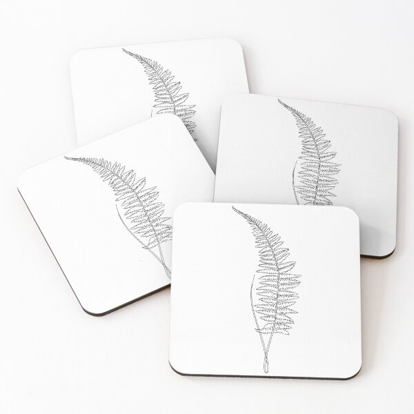 Item preview, Fern Line Art . One Line Nature drawing designed and sold by OneLinePrint.