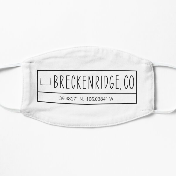 Breckenridge Colorado Coordinates Mask