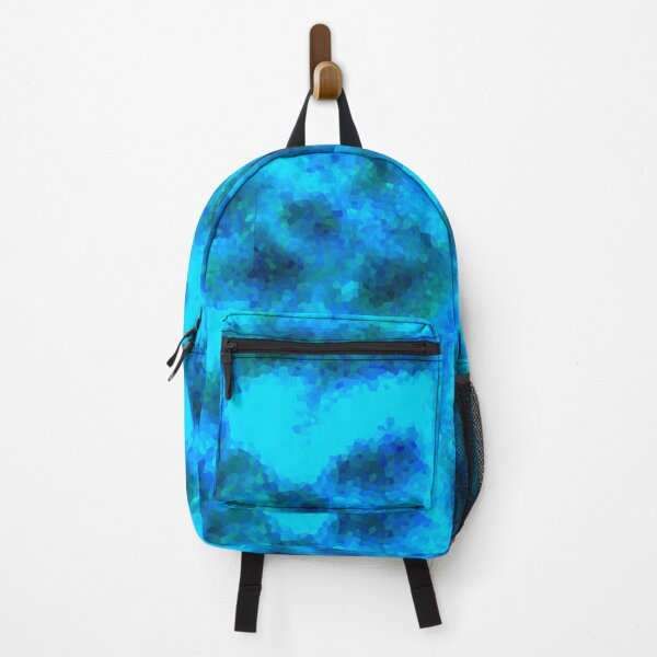 Item preview, Stained Glass Camouflage -- Aqua Blue Camo Pattern designed and sold by SeguinM.