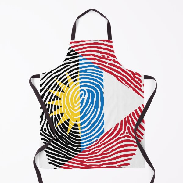 Item preview, Antigua & Barbuda country flag fingerprint style , colourfull nice and beautiful designed and sold by rashadat.