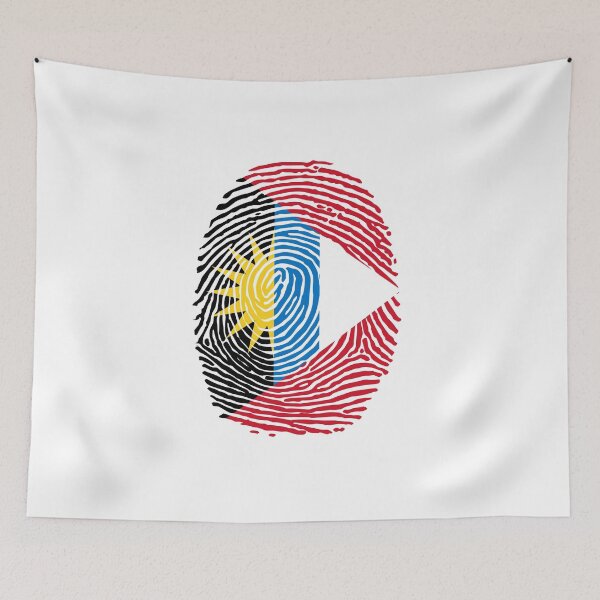 Item preview, Antigua & Barbuda country flag fingerprint style , colourfull nice and beautiful designed and sold by rashadat.