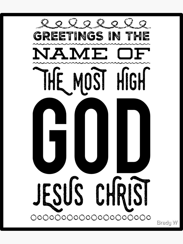 Jesus Christian Sticker by Elevated Faith
