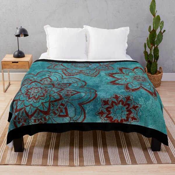 Item preview, Mandalas on Blue horizontal designed and sold by Jennifer Ruch.