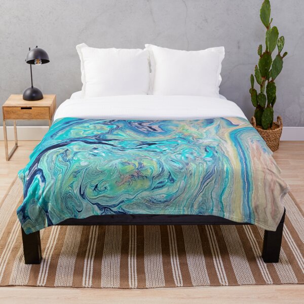 Item preview, Tropical Sands - abstract beach fluid art  designed and sold by crgart.